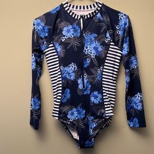 NWT Long Sleeve One-Piece Swimsuit